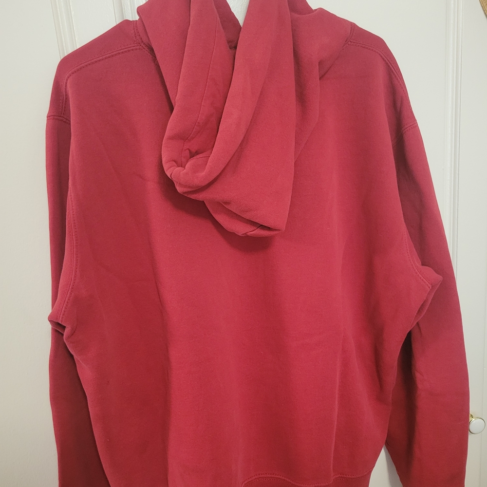 Vintage Y2K American Eagle Outfitters Red Hoodie - Picture 3 of 7